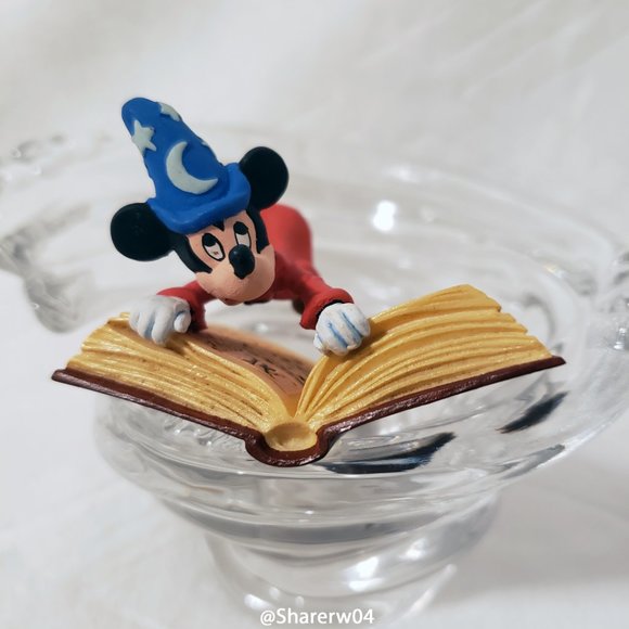 Disney Mickey's Magic Adventure Fantasia Crystal Whirlpool Sculpture - Picture 4 of 17